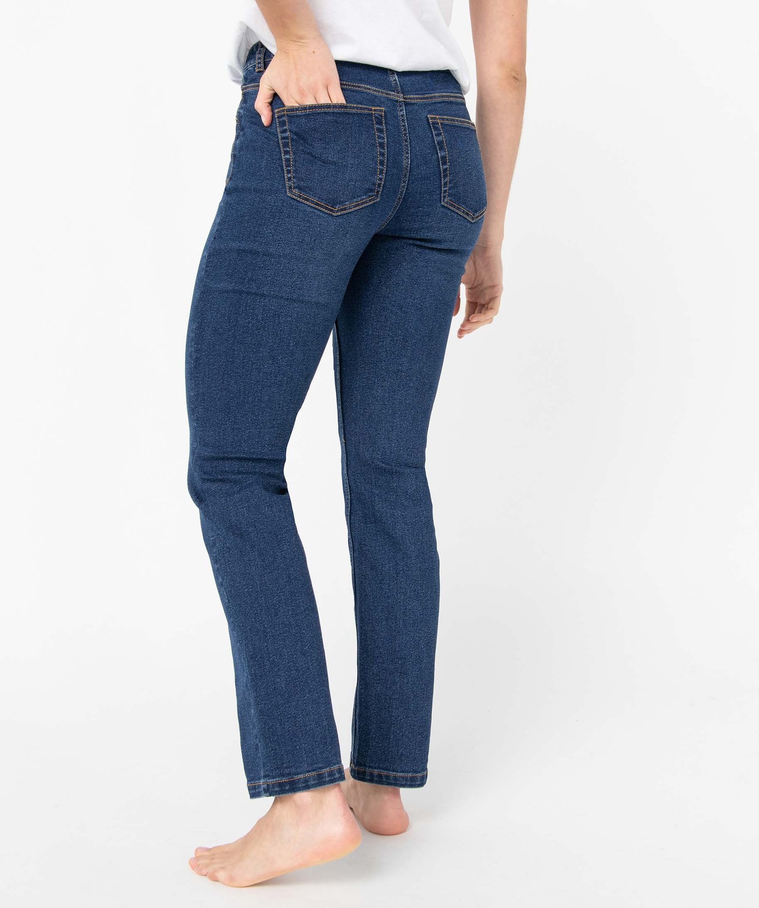 Jean femme coupe Regular taille normale - L26 brut | GEMO