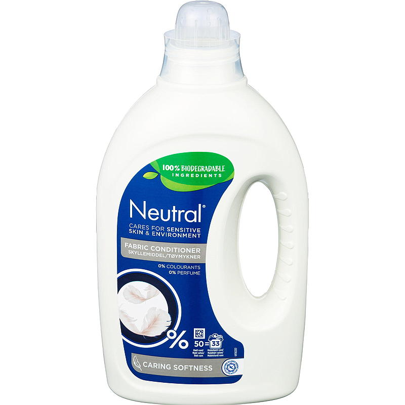 Neutral Tøymykner 1000 ml parfymefri Neutral