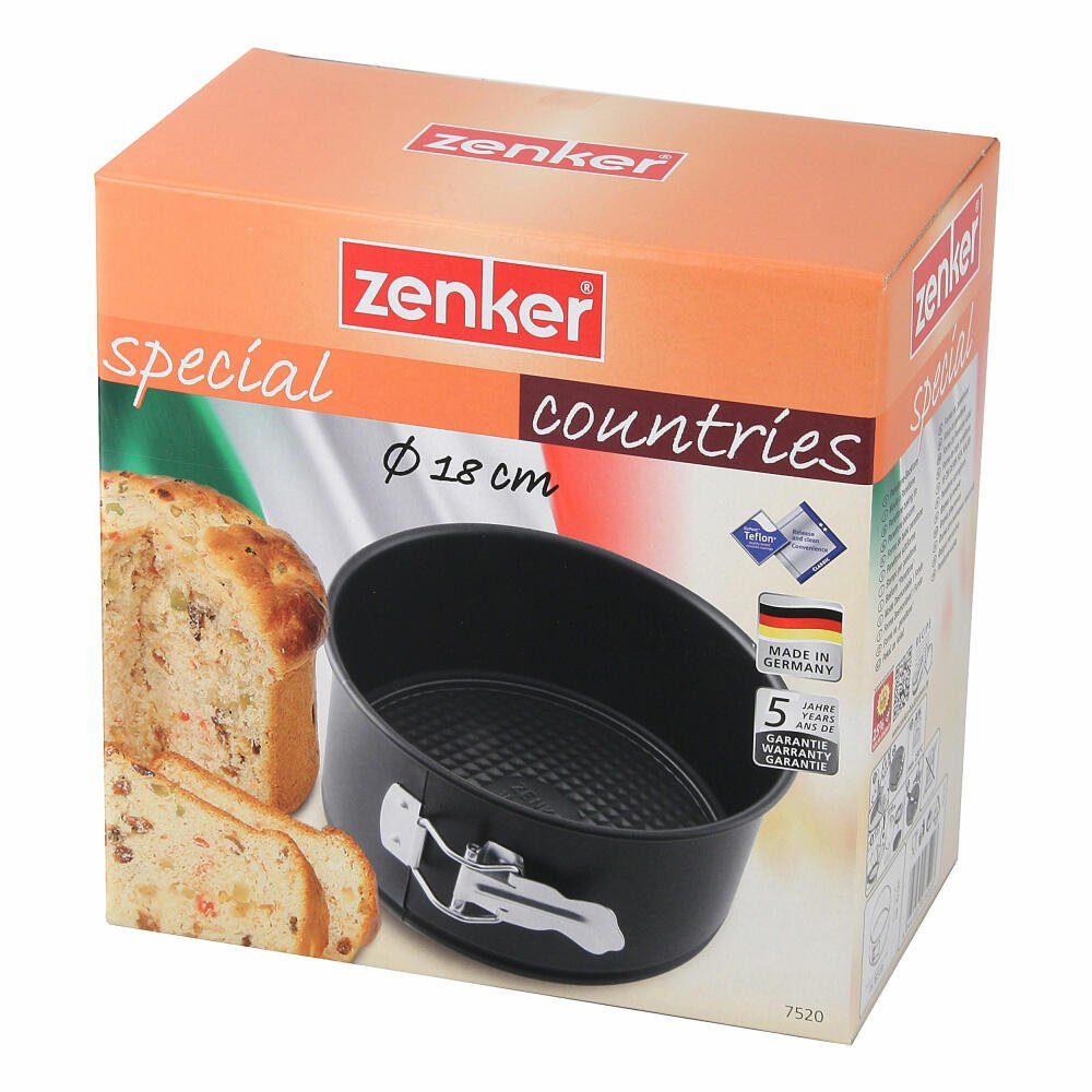 Zenker Backform Special Countries Panettone-Backform 18 cm