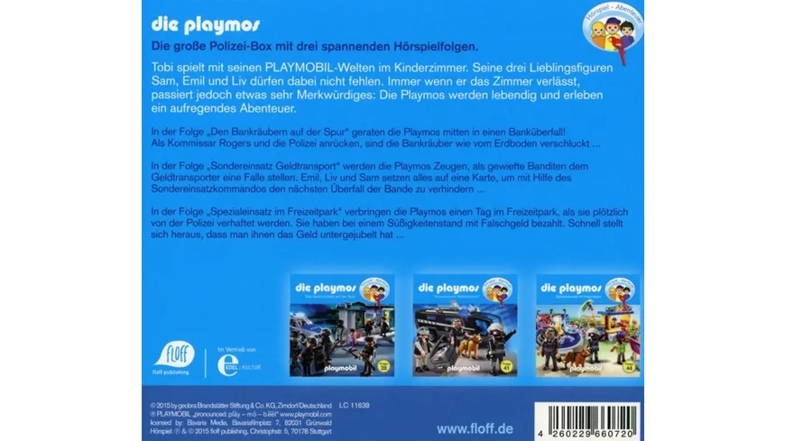 Die Große Polizei-Box 3 Hörspiel Abenteuer