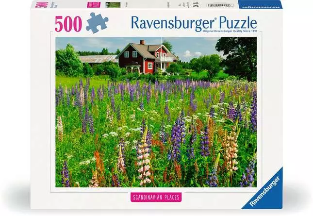 Puzzle 500 Teile - Farm in Sweden