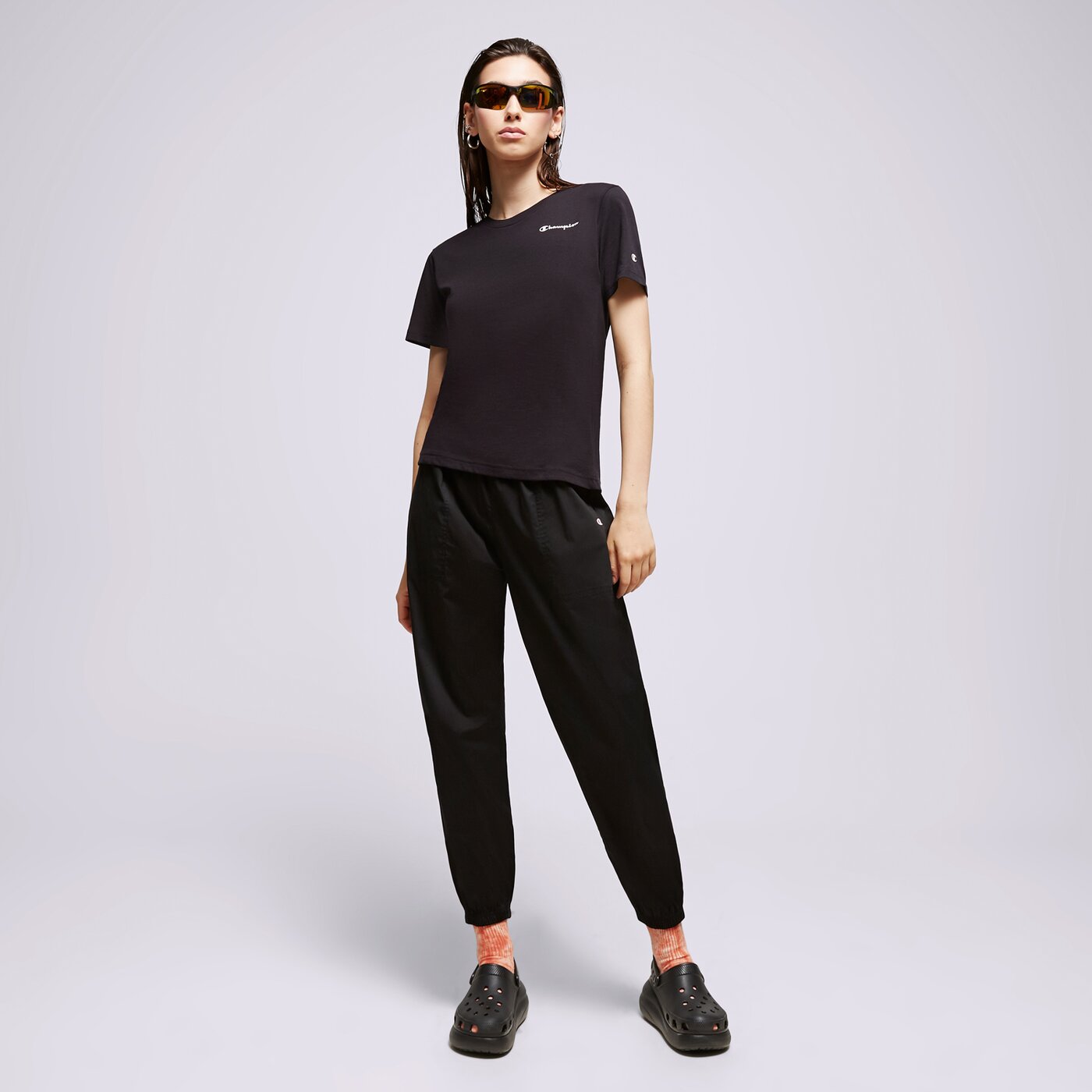 CHAMPION HOSE ELASTIC CUFF PANTS Schwarz