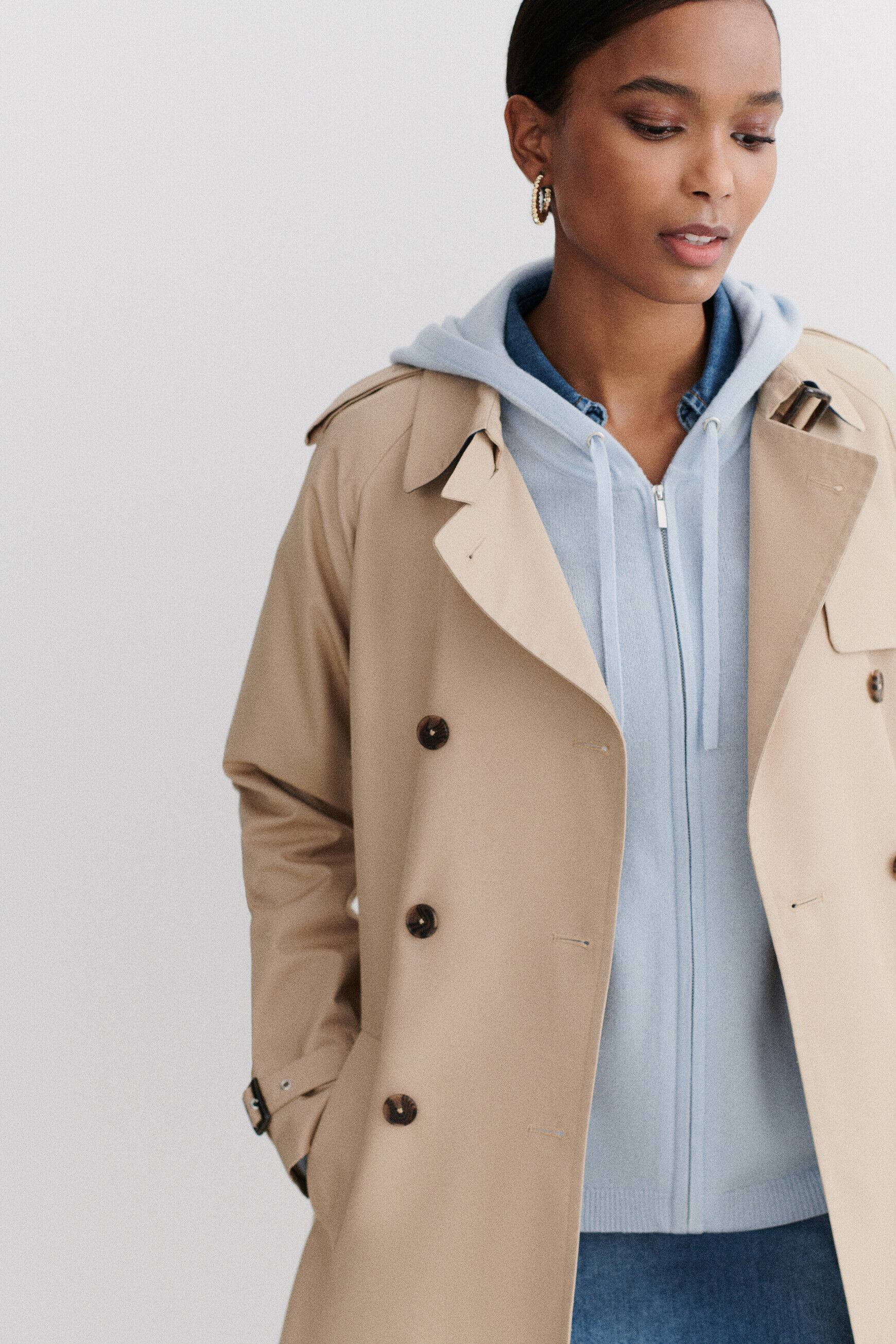 trench max beige femme