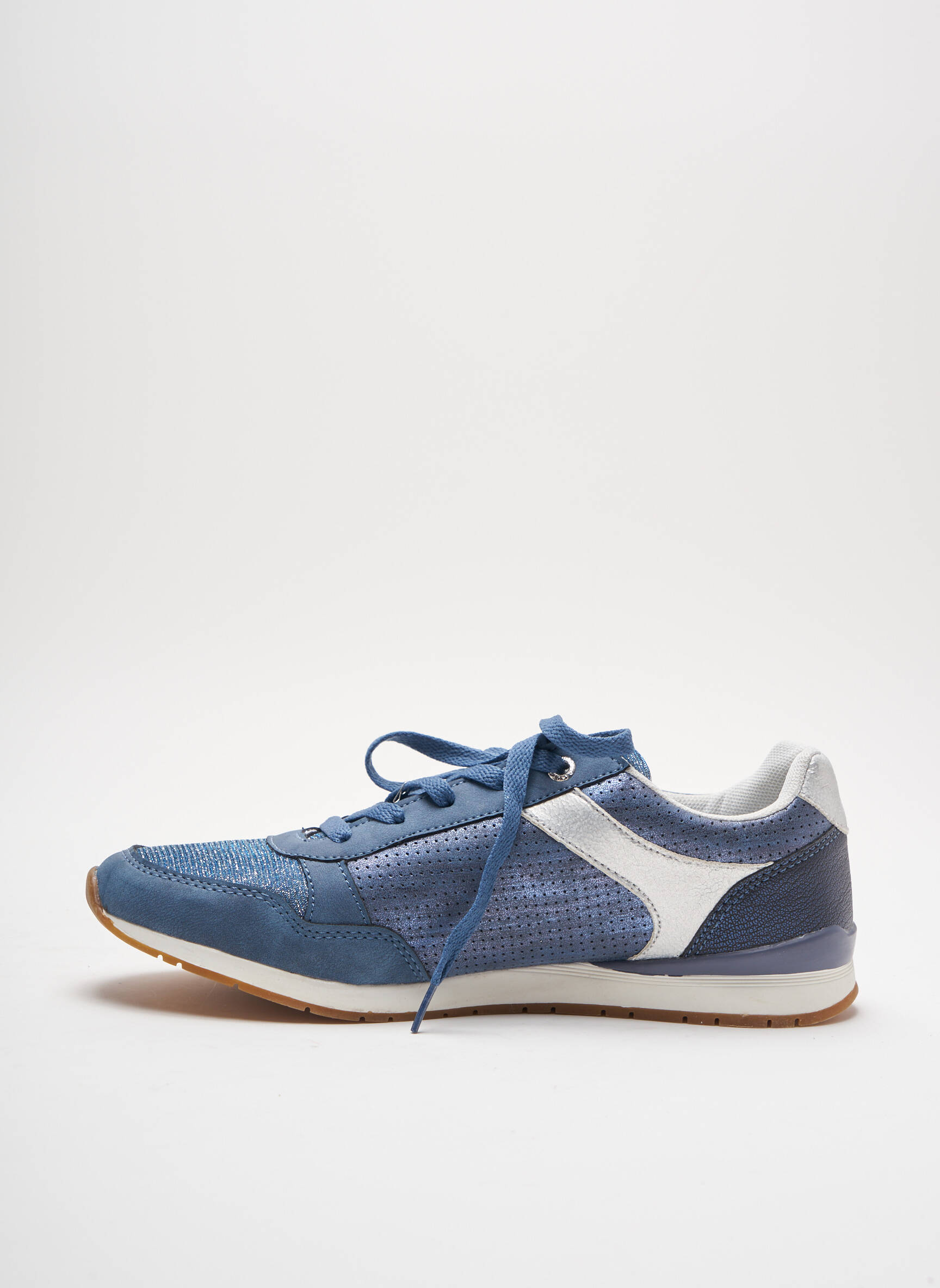 Moran S Baskets Femme couleur bleu