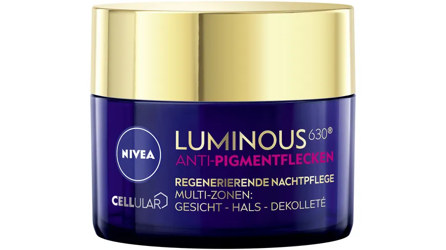 NIVEA Cellular Luminous 630 Anti Pigmentflecken Regenerierende Nachtpflege 50 ml