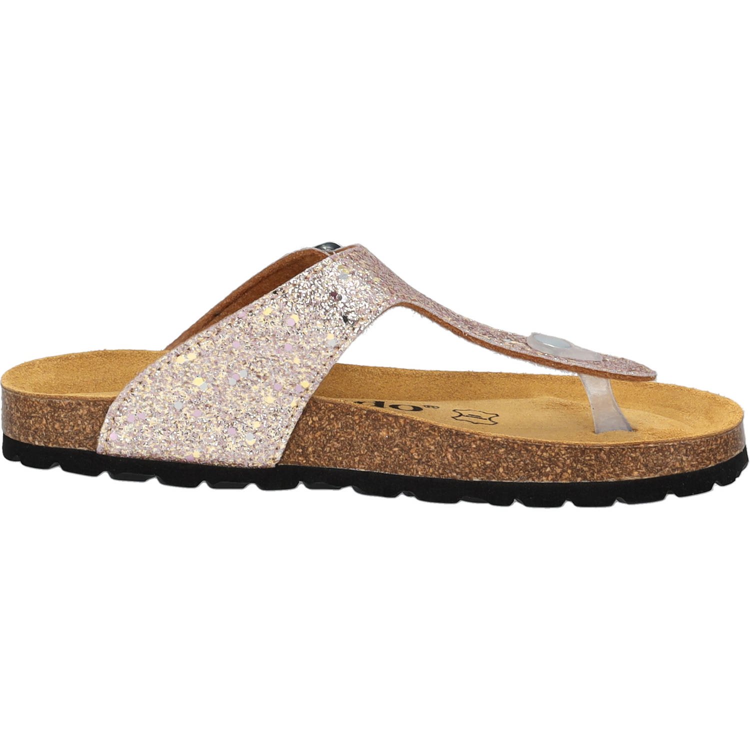 Palado Kids Kos G Glitzer, Zehentrenner, Kinder, Rosegold