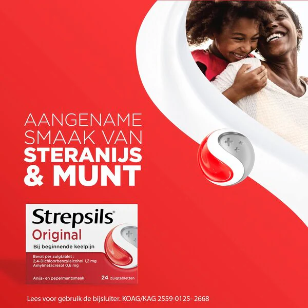 Strepsils Original -imeskelytabletit - 24 kpl