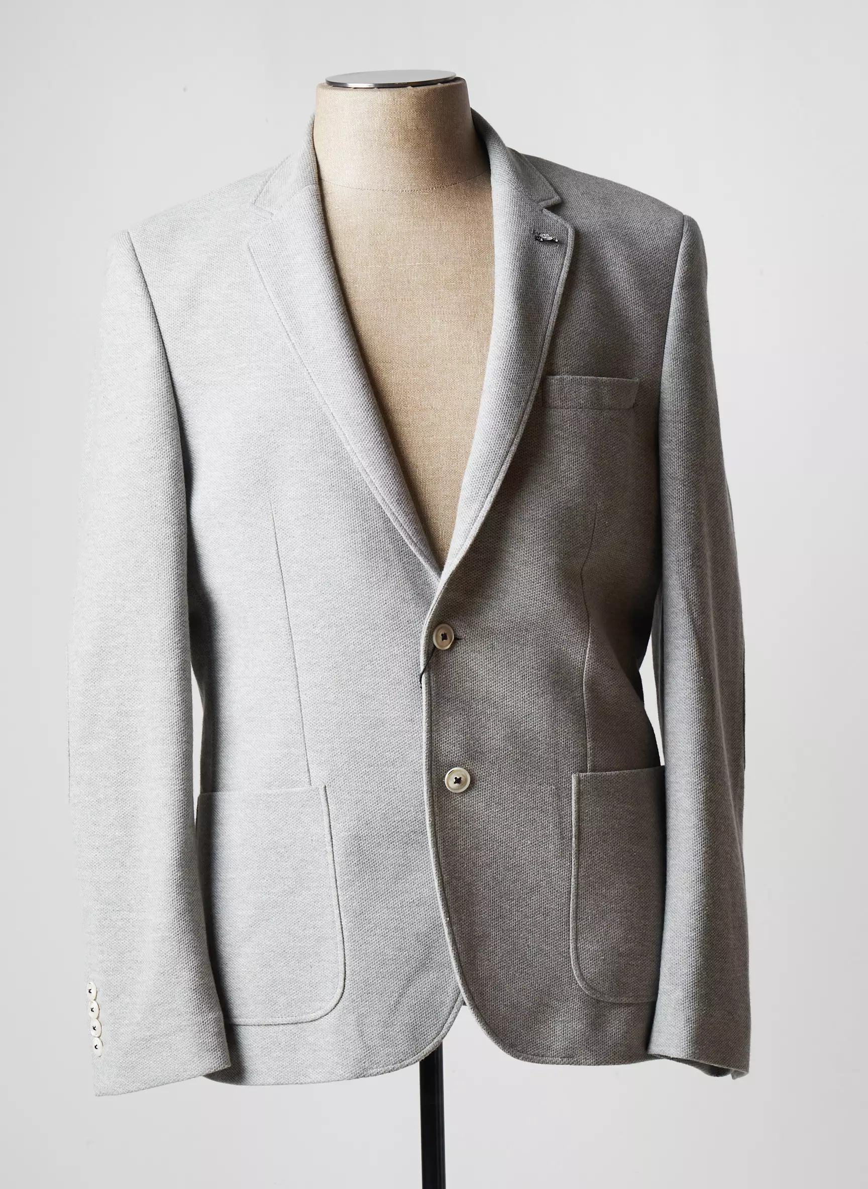 Dario Beltran Blazers Homme couleur gris
