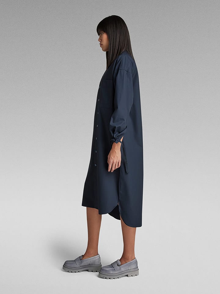 G-Star Hemdkleid in Dunkelblau günstig kaufen