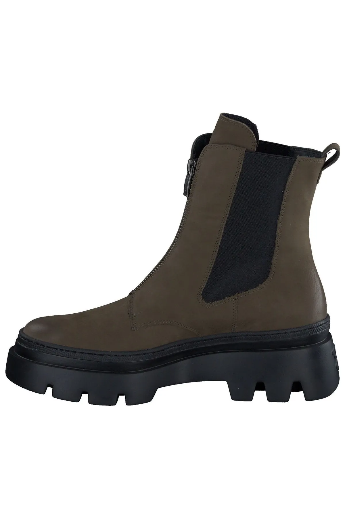 Paul Green  Stiefelette - Khaki - Blockabsatz