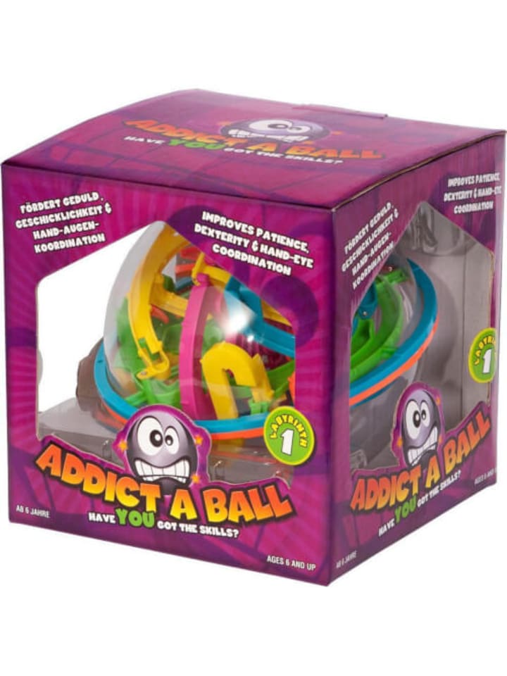 InVento Geschicklichkeitsspiel 3D Labyrinth Addict A Ball 20cm, ab 6 Jahre günstig kaufen onesize