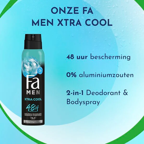 Desodorante e Spray Corporal Fa Men Sport 150ml