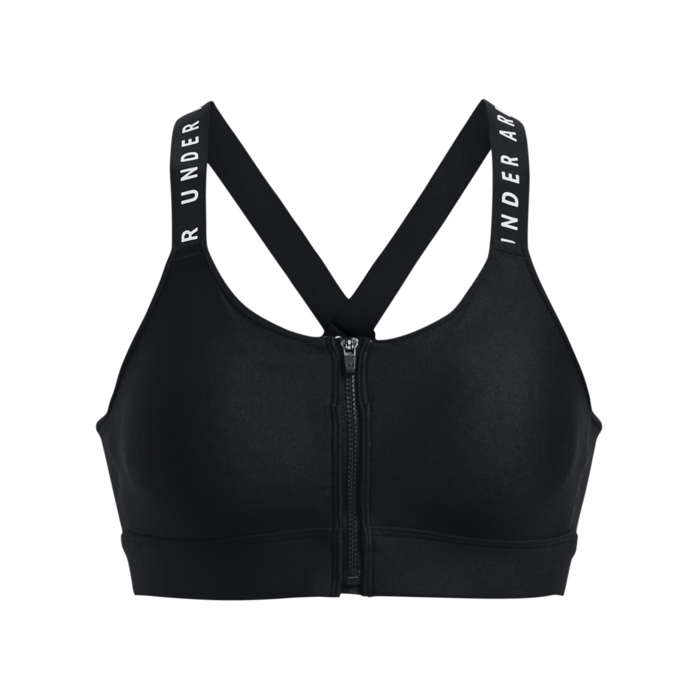 Under Armour Zip Sport-BH Damen Schwarz F001