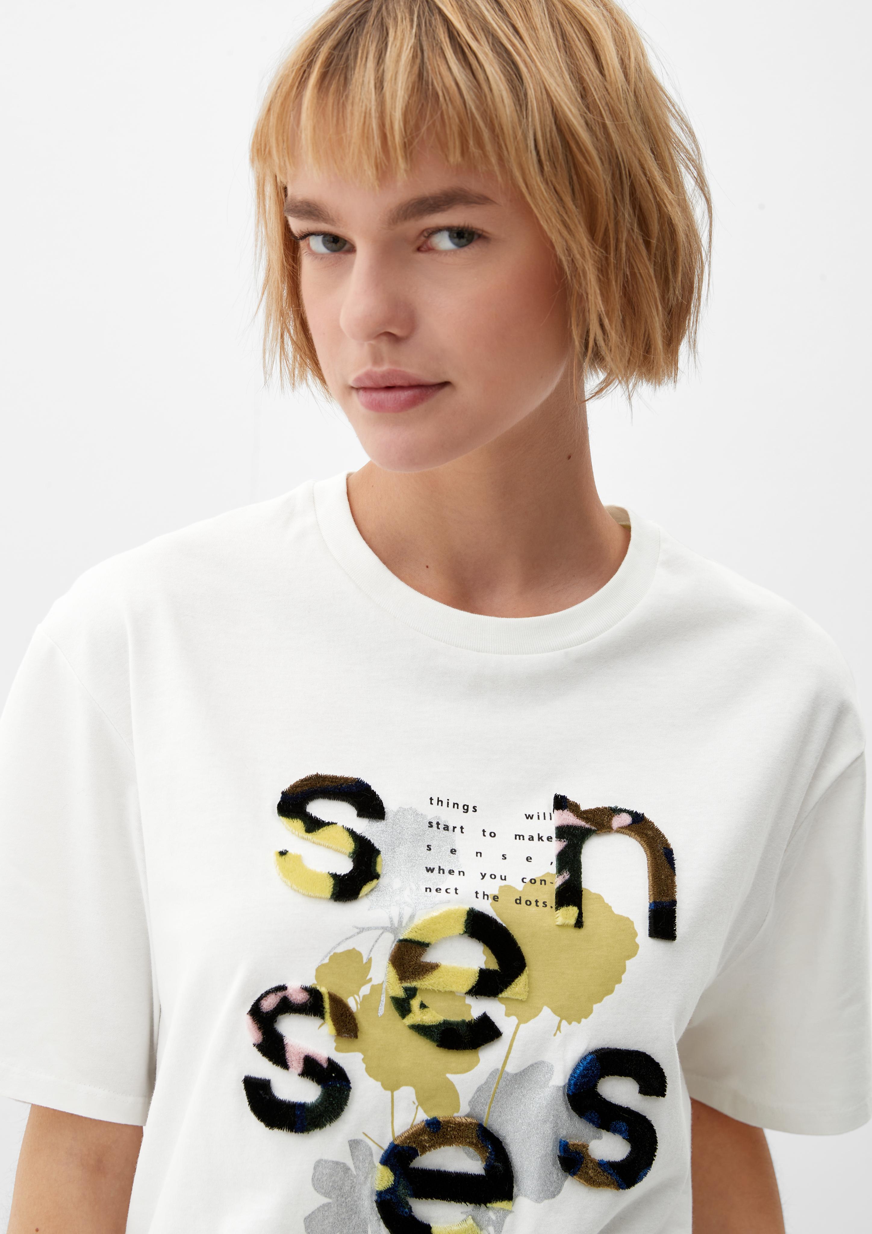 Bedrucktes T-Shirt aus Baumwolle  2122520-02D0