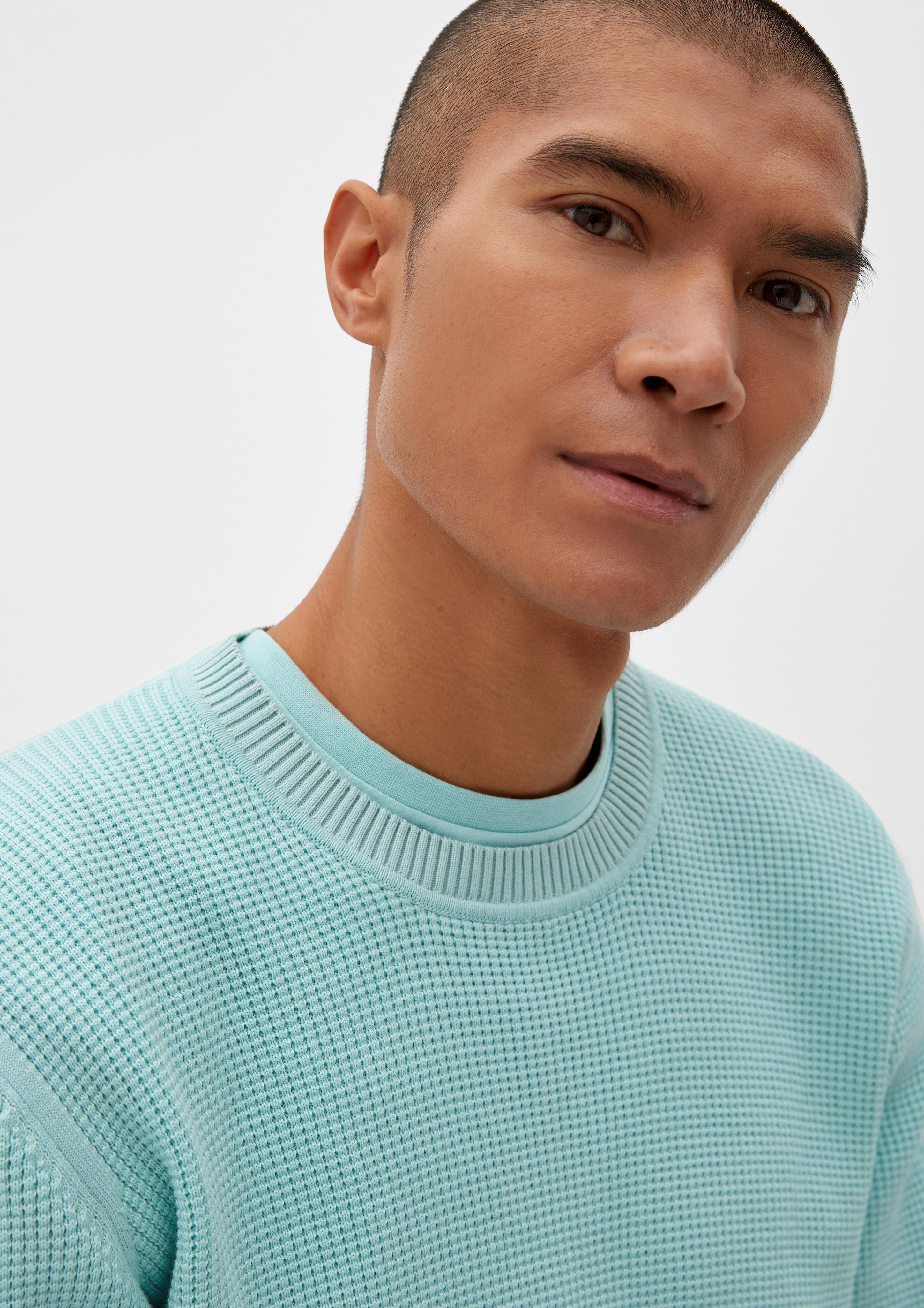 Pullover mit Waffelpiqué-Struktur  2129585-6067