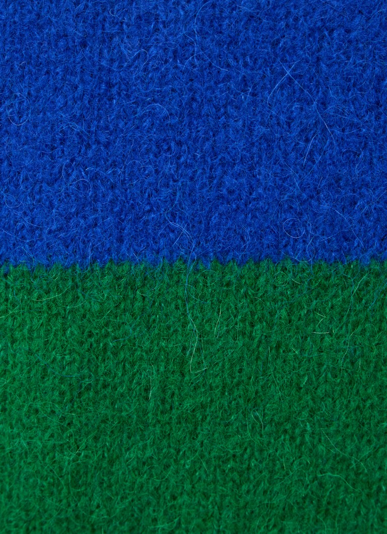 Ralph Lauren Fine-knit pullover in alpaca wool blend with stripe print