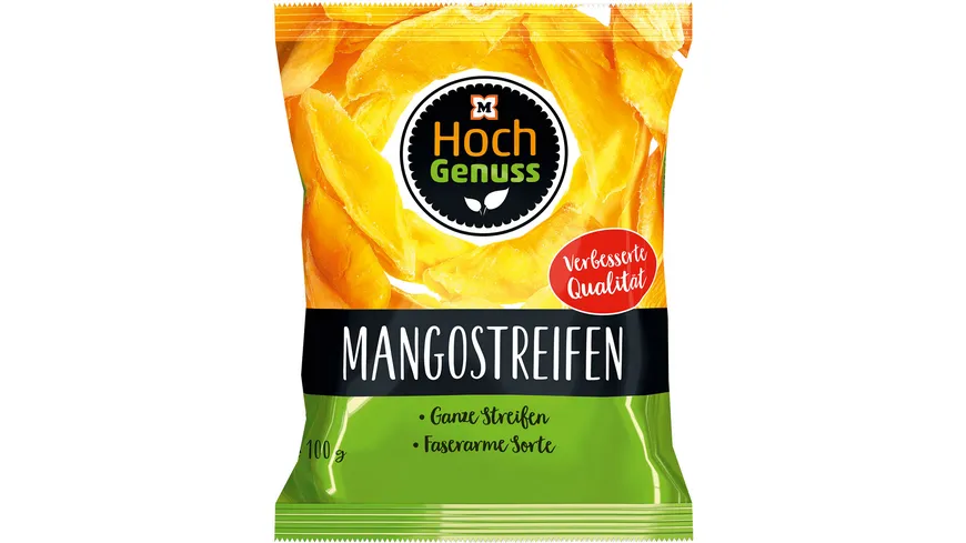 Hochgenuss Mangostreifen 100 g