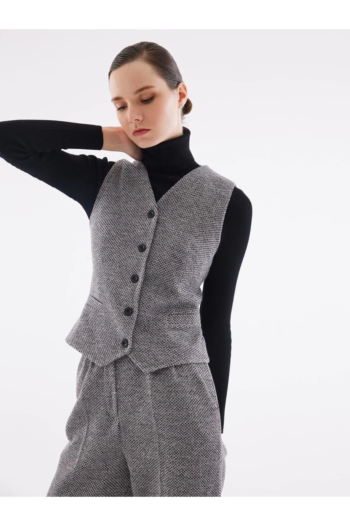 Juste Studio  Zweiteiler - Grau - Regular Fit