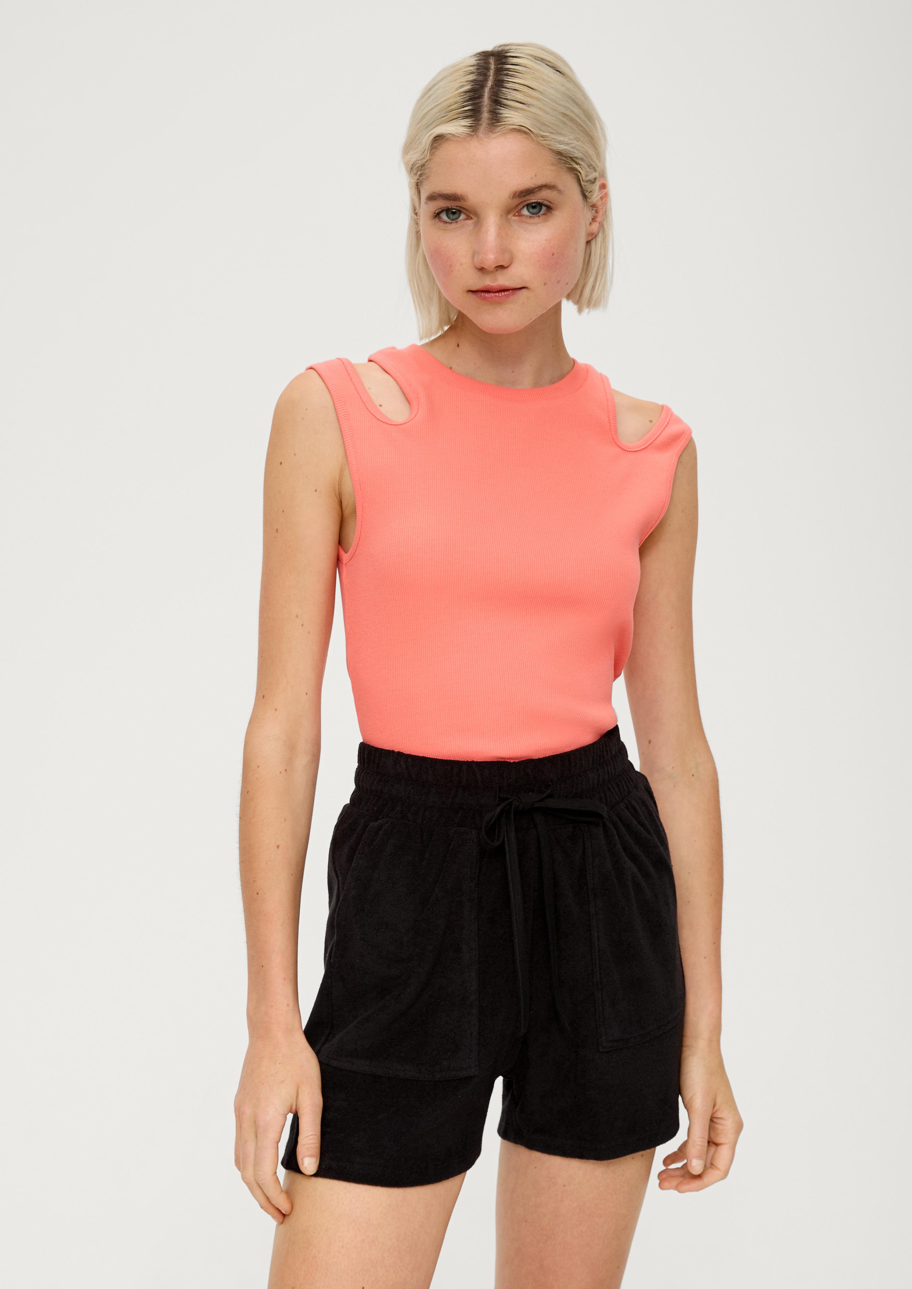 Relaxed: Frottee-Shorts mit Elastikbund  2131216-9999