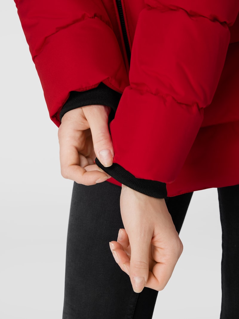 Funktionsjacke mit abnehmbarer Kapuze Modell 'Belvitesse Medium' in rot