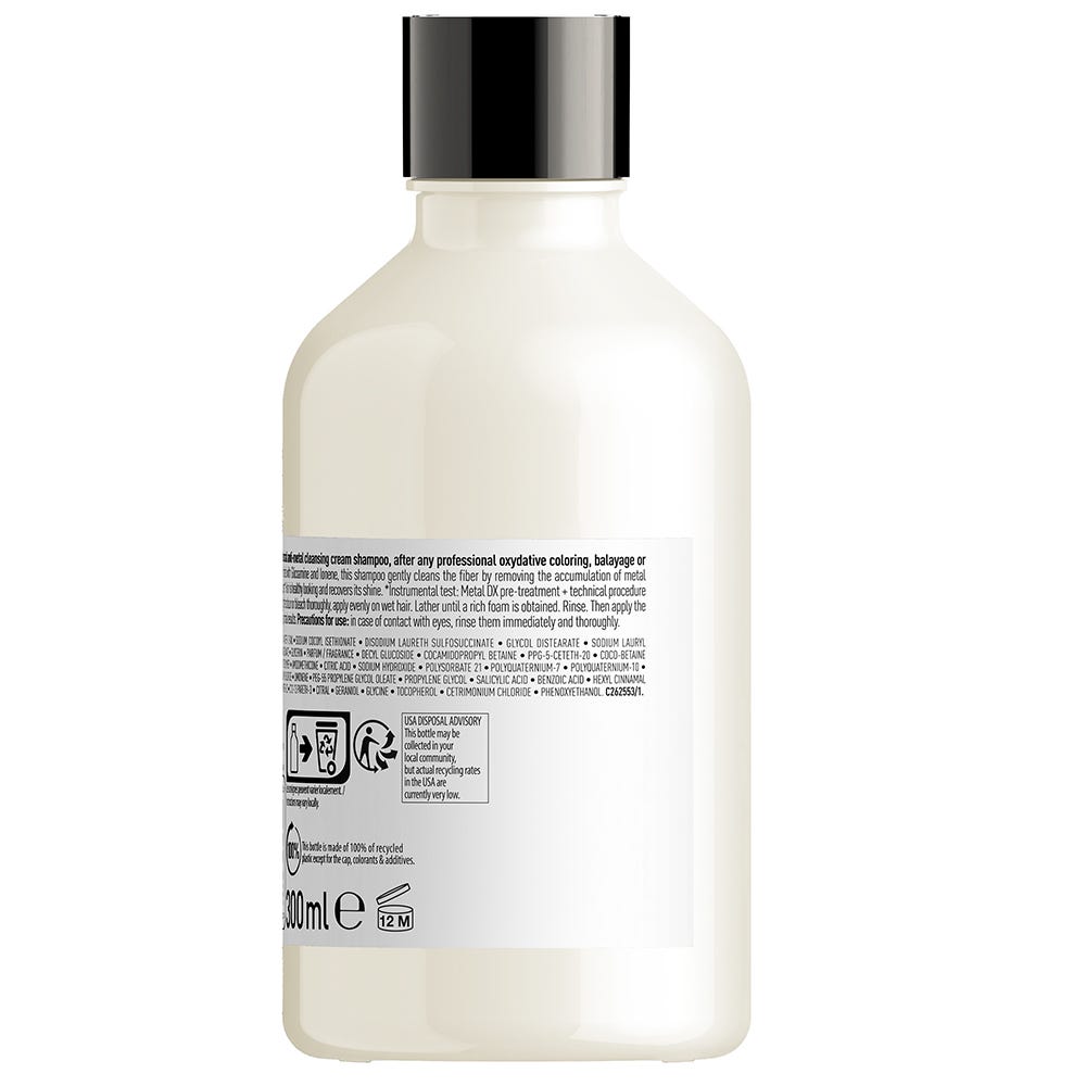 L'Oréal Professionnel Paris Serie Expert Metal DX Shampoo für coloriertes und geschädigtes Haar, langanhaltende Farben & Glanz 300 ml