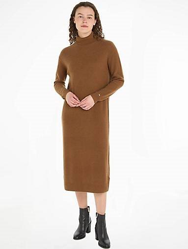 TOMMY HILFIGER Damen Kleid mit Wolle