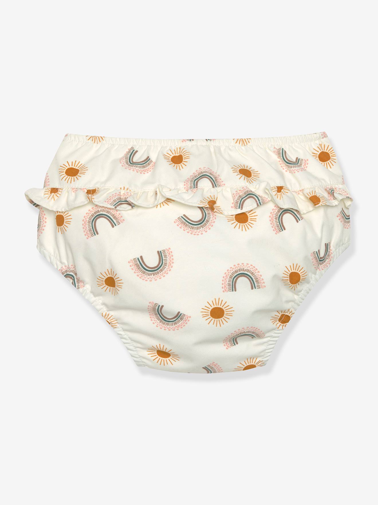Lässig Baby Windelbadehose LÄSSIG - weiß bedruckt