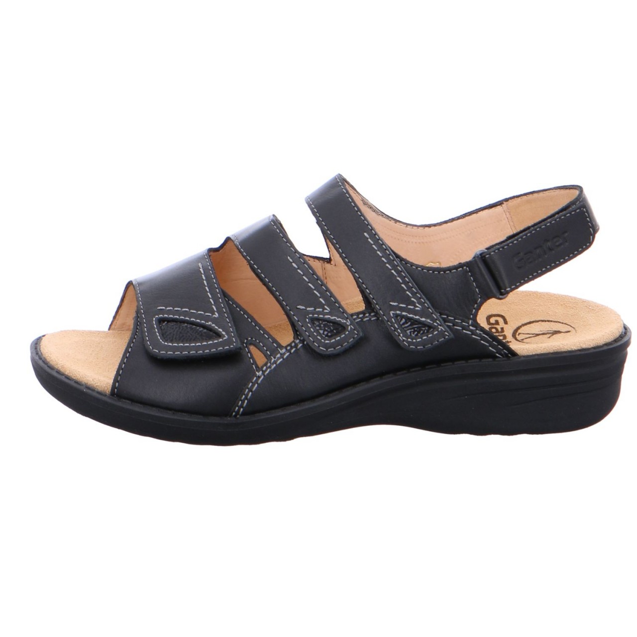 GANTER Komfort Sandalen schwarz Hera schw.