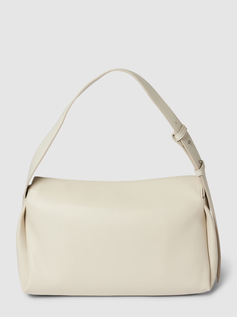 Handtasche mit Label-Applikation in sand