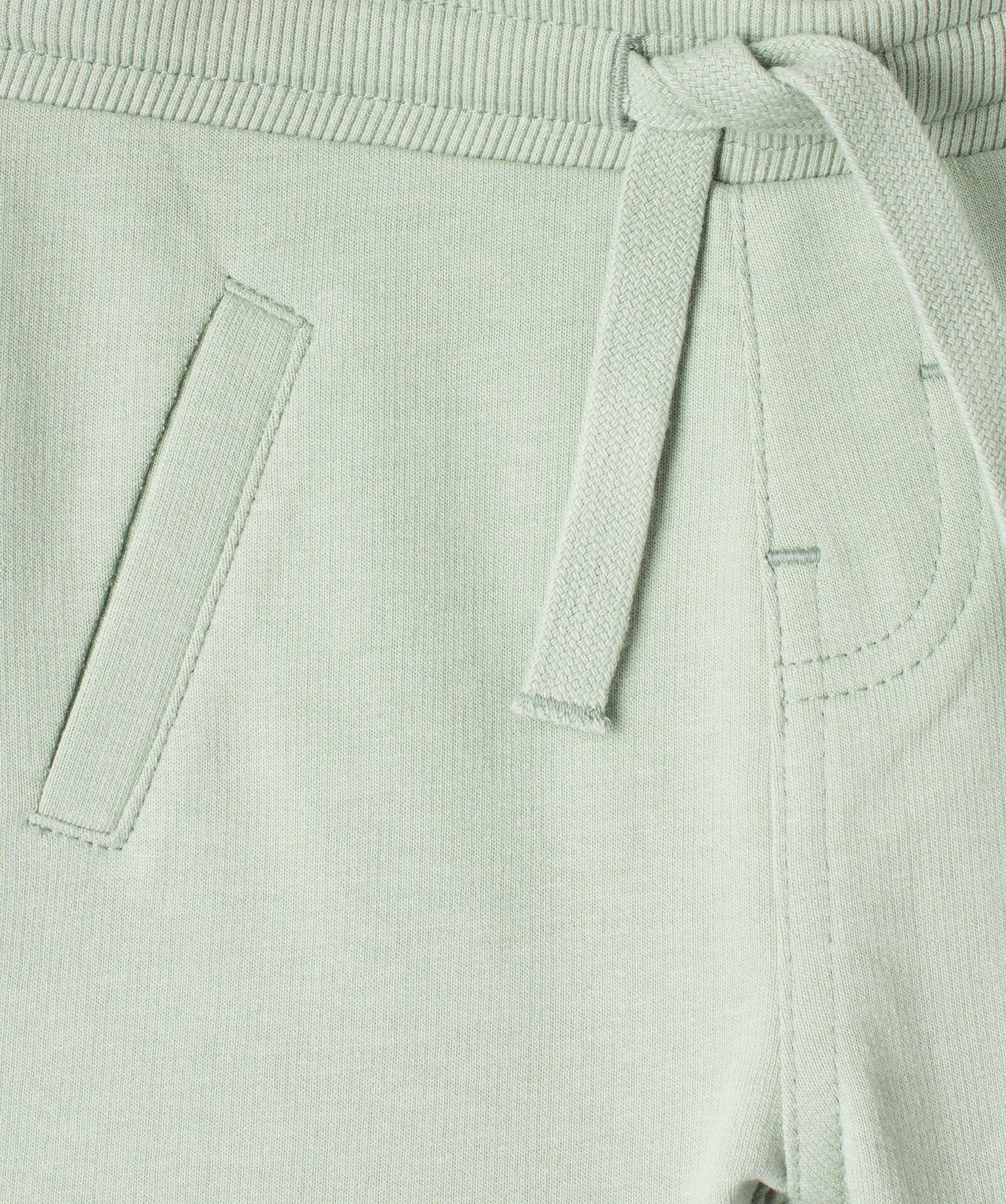 Short bébé Garçon en maille avec ceinture bord-cte vert clair | GEMO