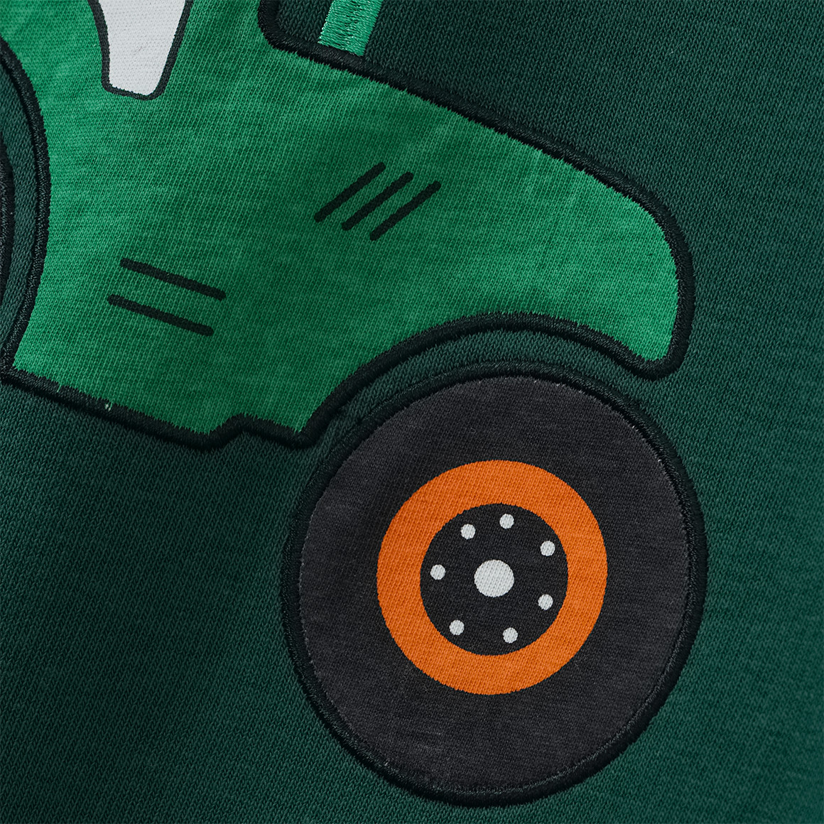 Kinder Sweatshirt mit Trecker-Applikation