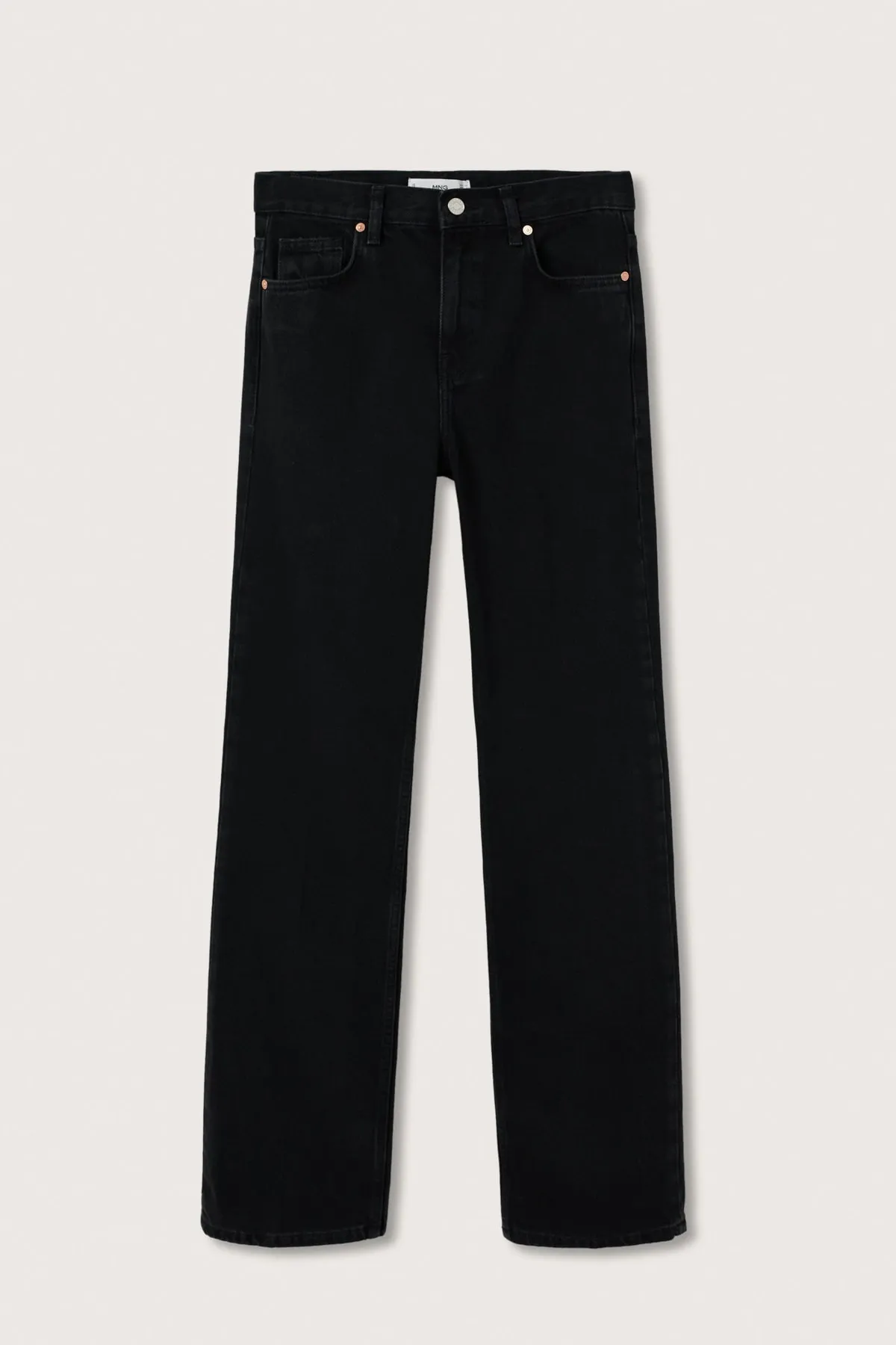 MANGO  Damenjeans aus schwarzem Denim 27091090