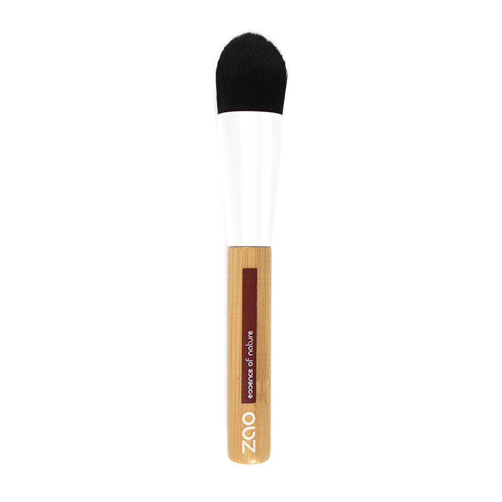 zao essence of nature Pinceau Bambou Fond De Teint ZAO Pinceau en bambou et poils synthétiques, Vegan