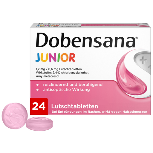 DOBENSANA Junior 1,2mg/0,6mg Lutschtabletten  24 St  Lutschtabletten