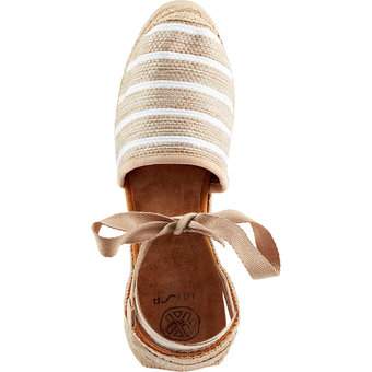 Unisa Keilsandale in beige