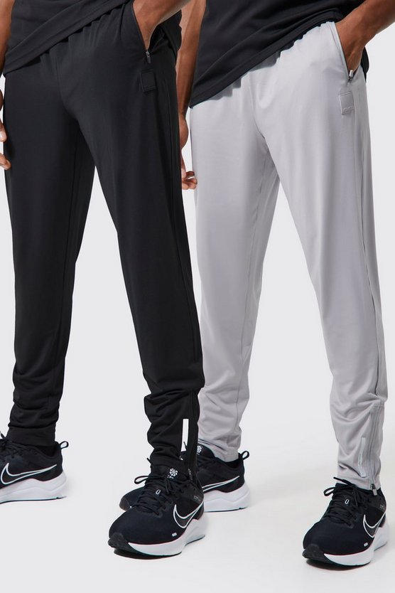 2er-Pack Man Active Gym Performance Jogginghose