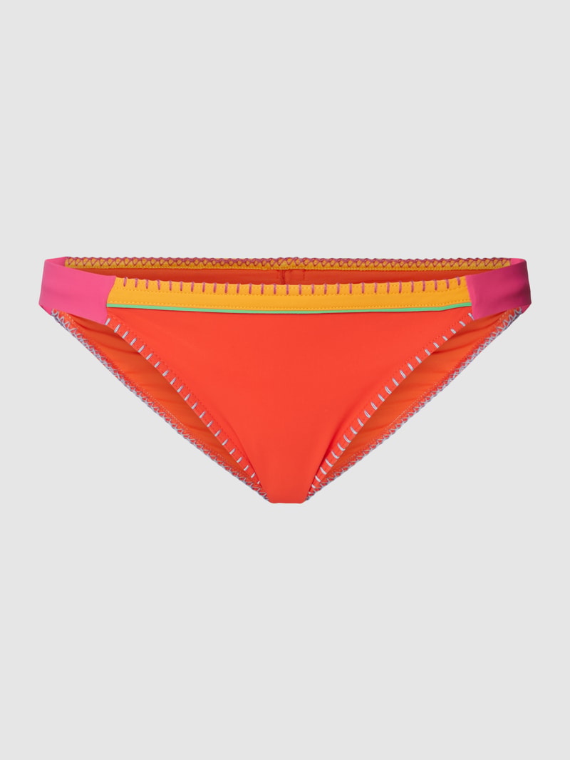 Bikini-Slip mit Colour-Blocking-Design Modell 'FRESIA' in orange
