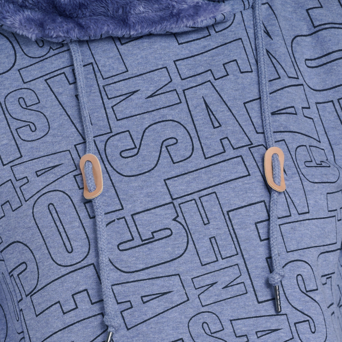 Damen Sweatshirt mit Schalkragen