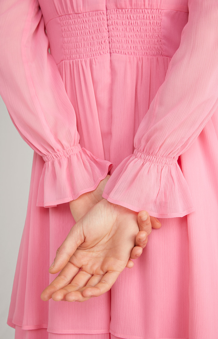Midi-Kleid in Pink