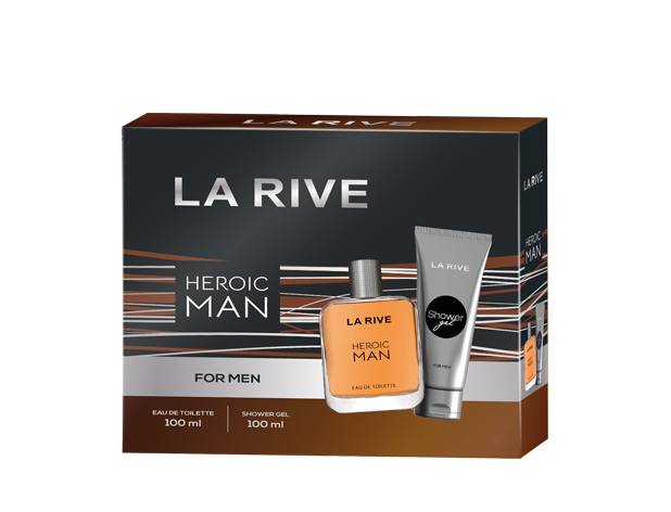 HEROIC MAN  edt 100 ml + gel 100 ml