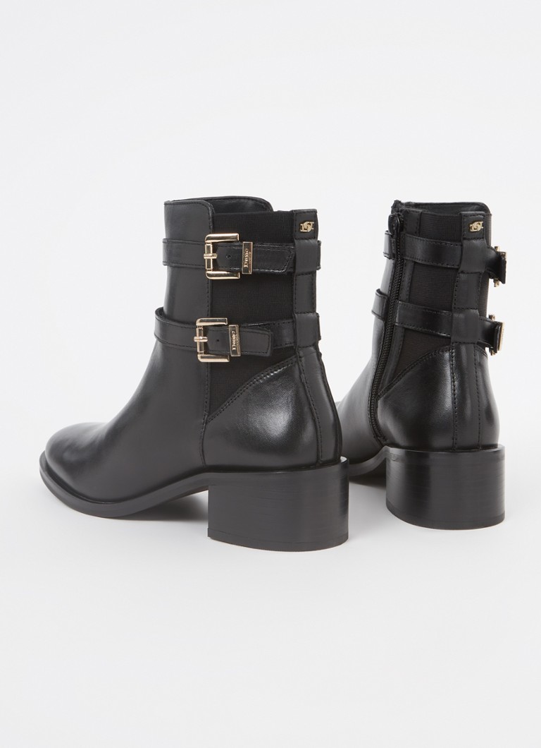 Stivaletto alla caviglia in pelle Dune London Patter con dettaglio fibbia