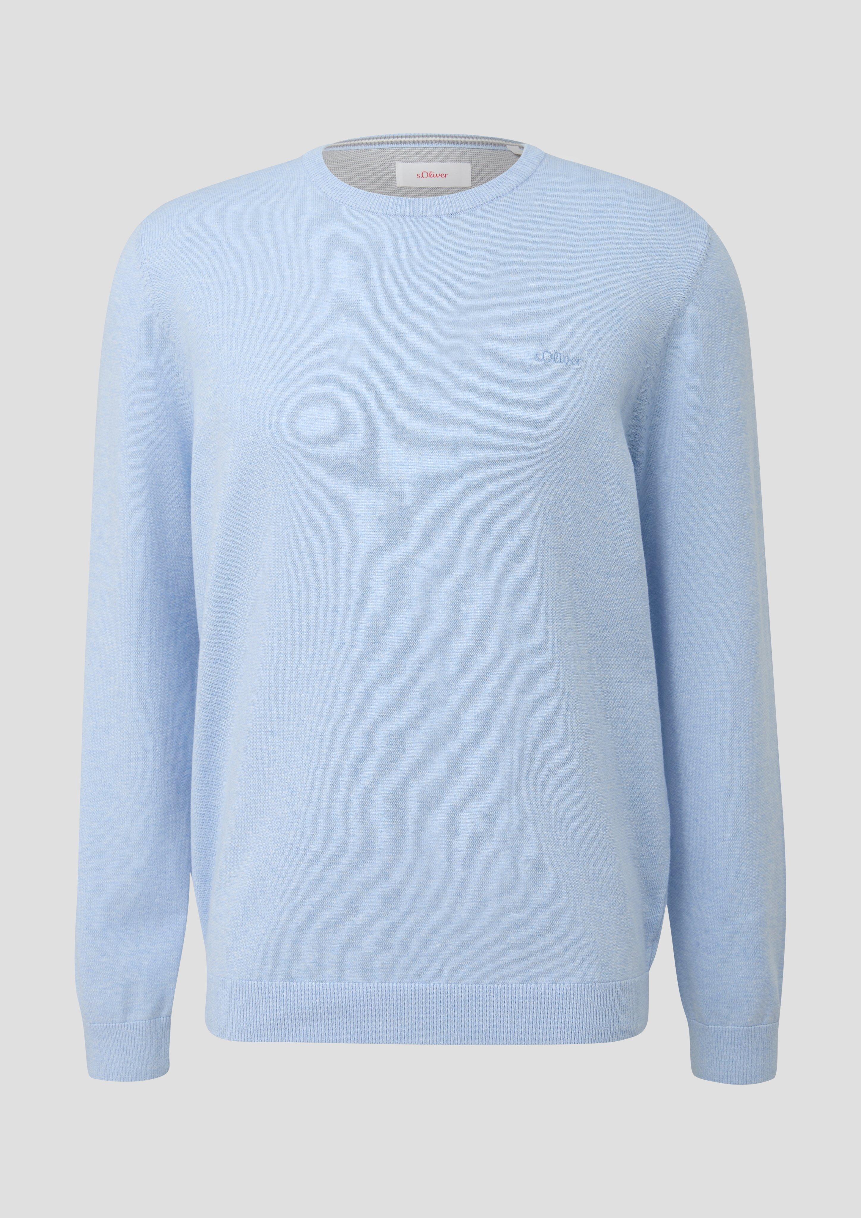 Strickpullover mit Logo-Stickerei  2143173-50W0