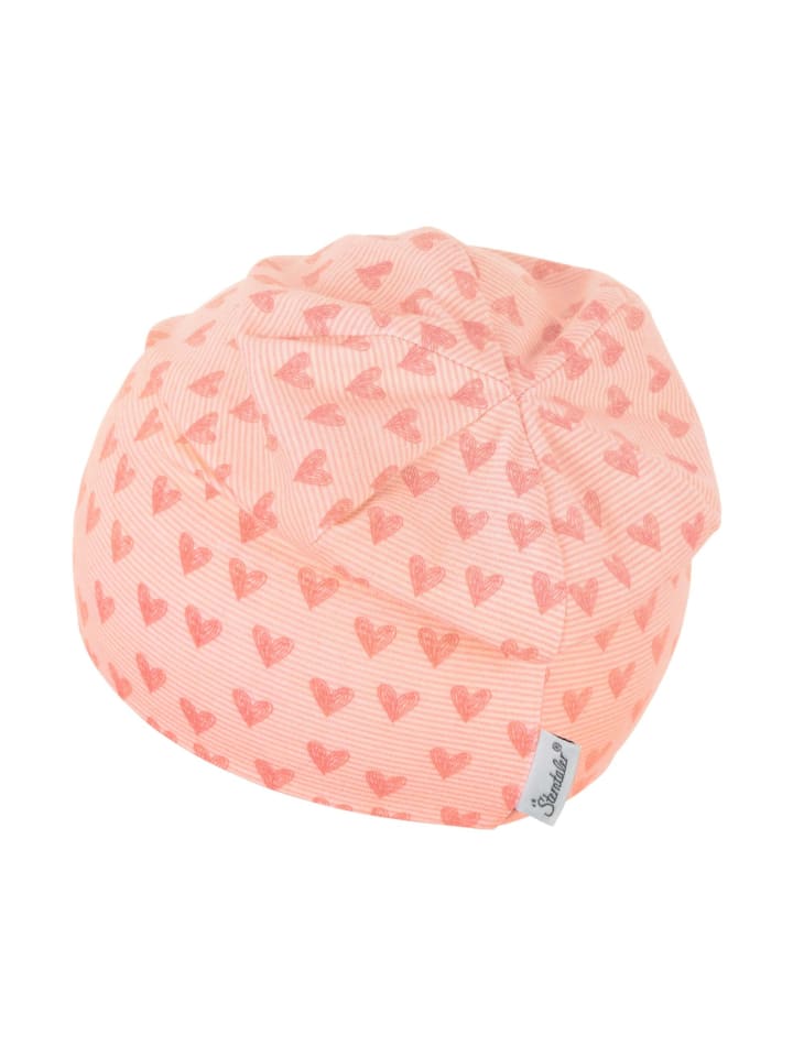 Sterntaler Beanie Herzen in rosarot günstig kaufen