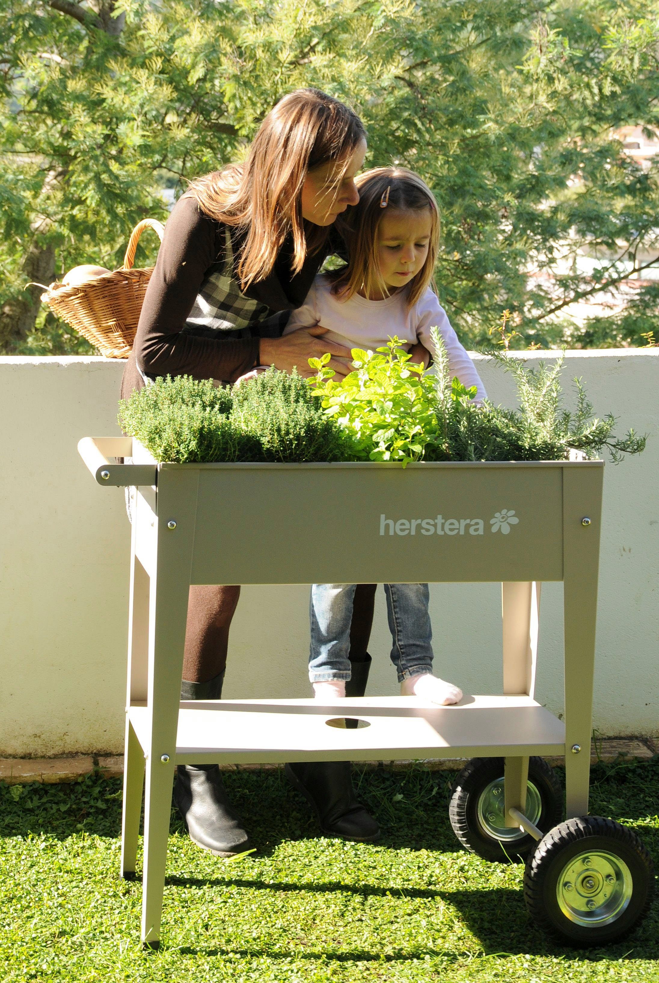 Herstera Garden Hochbeet Barcelona Liso, BxTxH: 75x35x80 cm
