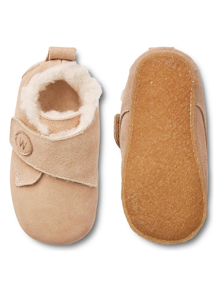 Wheat Leder-Hausschuhe 