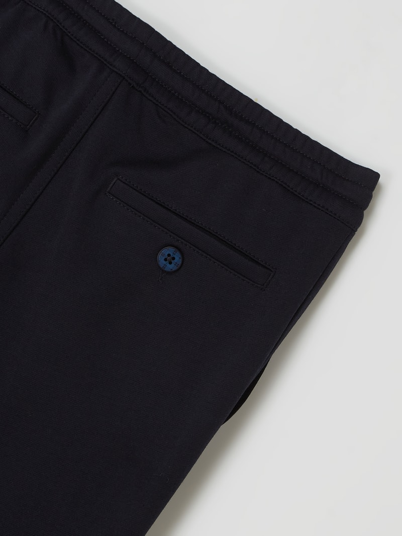 Jogpants mit Stretch-Anteil in marineblau