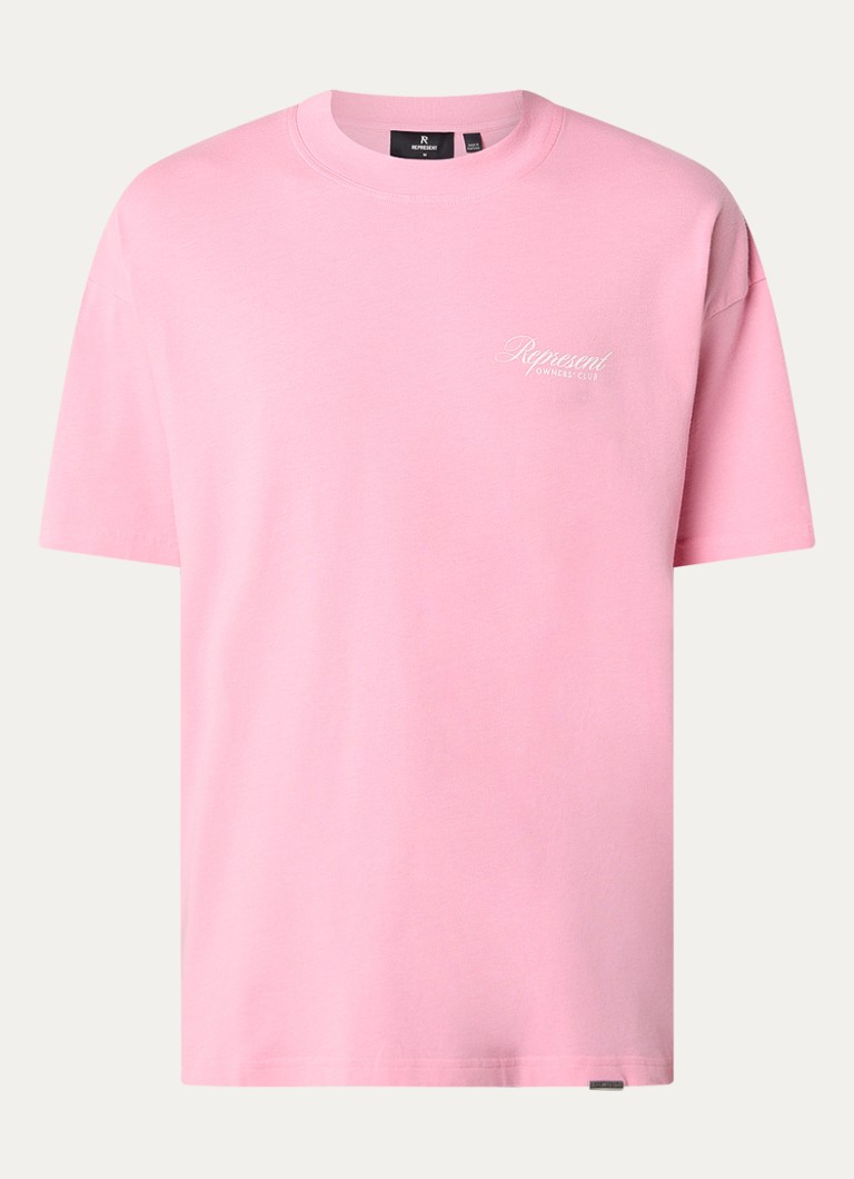 Tricou Owners Club cu logo și imprimeu pe spate.