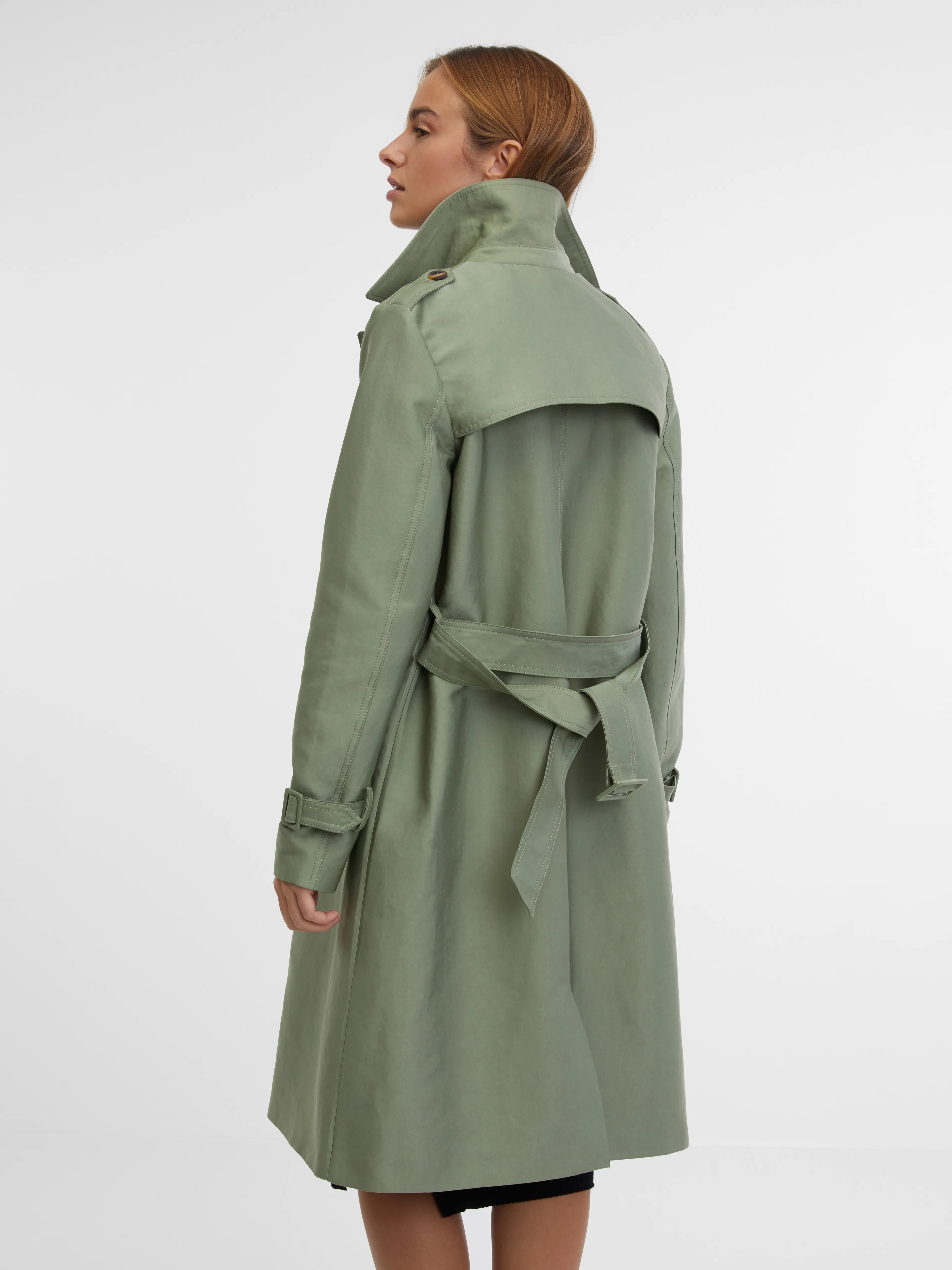 Khakifarbener Damen-Trenchcoat ORSAY
