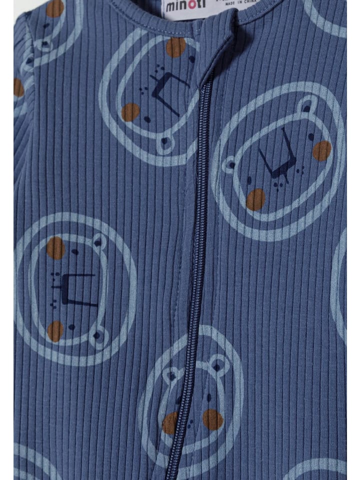 Minoti 3er. Set: Strampler 21babyrib2 in hellblau günstig kaufen 50