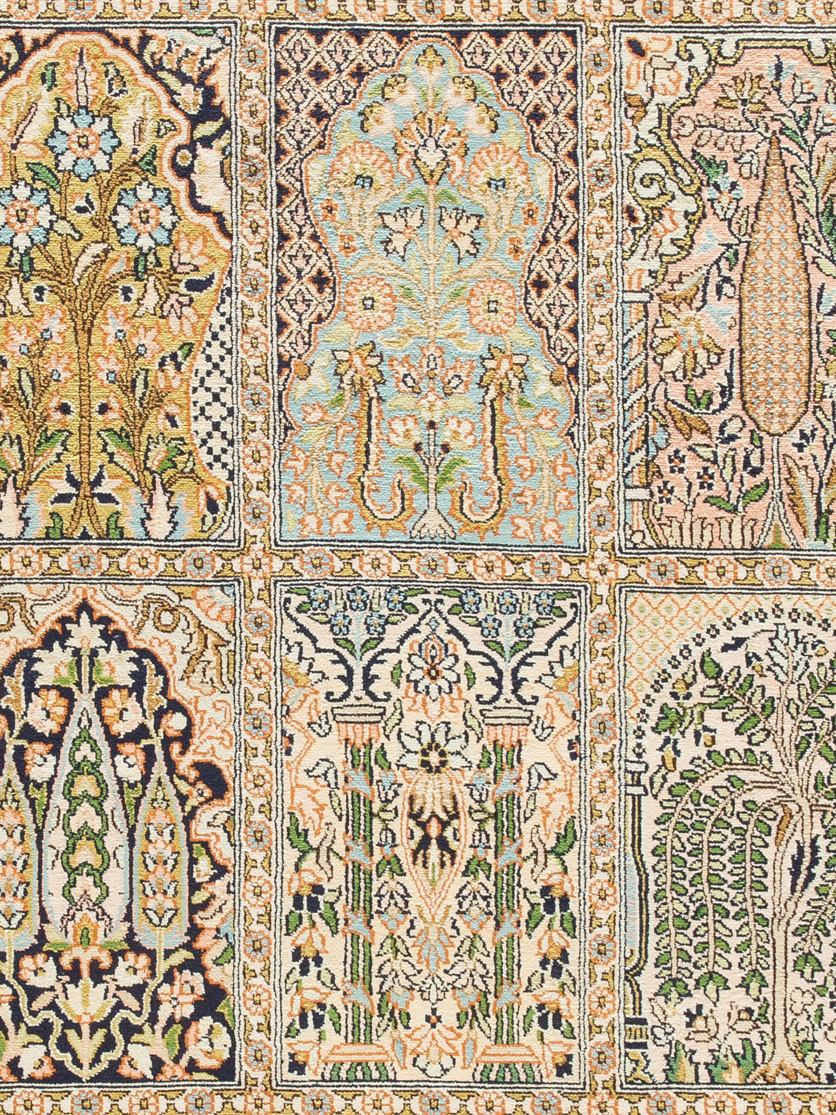 Kaschmir Seide 18/18 ca. 214 x 312 cm, Unikat / Einzelstück